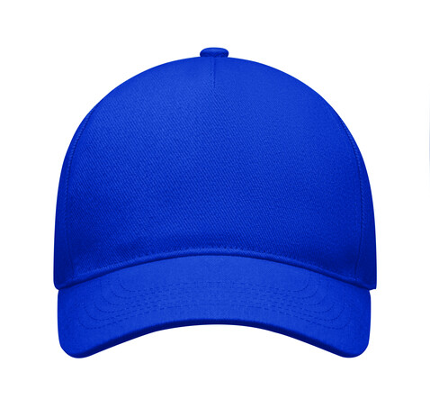 Baseball cap 5 panels 260g/m² - Königsblau bedrucken, Art.-Nr. MO6875-37 Baseball cap 5 panels 260g/m² - Königsblau bedrucken, Art.-Nr. MO6875-37