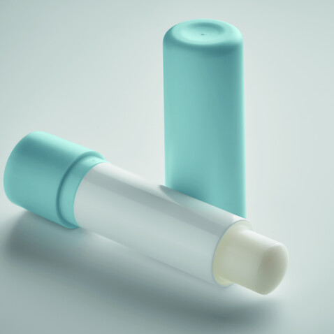 Veganer Lippenbalsam - Babyblau bedrucken, Art.-Nr. MO6943-66
