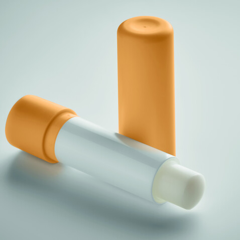 Veganer Lippenbalsam - Orange bedrucken, Art.-Nr. MO6943-10 Veganer Lippenbalsam - Orange bedrucken, Art.-Nr. MO6943-10