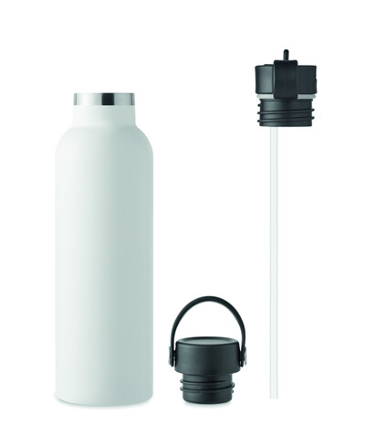 Doppelwandige Flasche 700 ml - Weiß bedrucken, Art.-Nr. MO6944-06