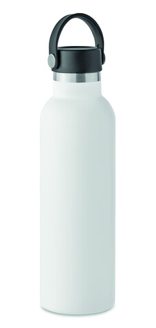 Doppelwandige Flasche 700 ml - Weiß bedrucken, Art.-Nr. MO6944-06