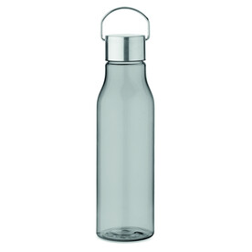 Trinkflasche RPET 600 ml - Transparent Grau bedrucken, Art.-Nr. MO6976-27