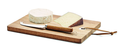Käsebrett-Set Akazie - Holz bedrucken, Art.-Nr. MO6984-40 Käsebrett-Set Akazie - Holz bedrucken, Art.-Nr. MO6984-40