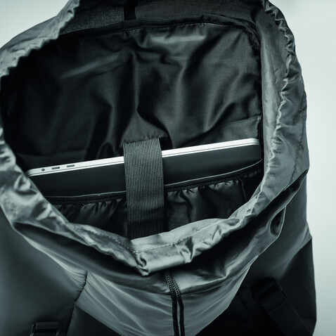 Rucksack 190T Polyester - Schwarz bedrucken, Art.-Nr. MO6995-03 Rucksack 190T Polyester - Schwarz bedrucken, Art.-Nr. MO6995-03
