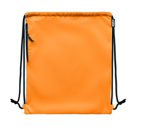 Großer Beutel mit Kordelzug - Orange bedrucken, Art.-Nr. MO6997-10