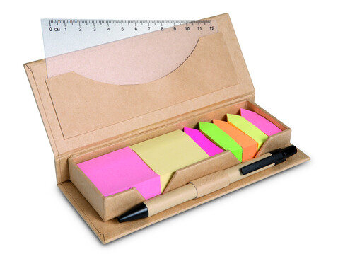 Notizzettelhalter - Beige bedrucken, Art.-Nr. MO7756-13 Notizzettelhalter - Beige bedrucken, Art.-Nr. MO7756-13