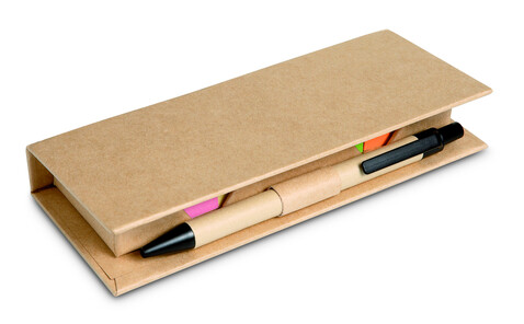 Notizzettelhalter - Beige bedrucken, Art.-Nr. MO7756-13 Notizzettelhalter - Beige bedrucken, Art.-Nr. MO7756-13