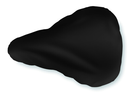 Fahrrad Sattelschutz - Schwarz bedrucken, Art.-Nr. MO8071-03 Fahrrad Sattelschutz - Schwarz bedrucken, Art.-Nr. MO8071-03