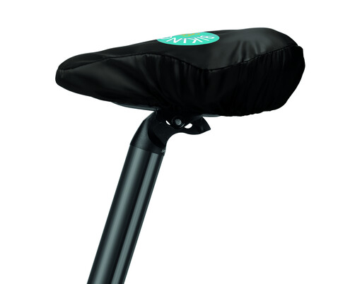 Fahrrad Sattelschutz - Schwarz bedrucken, Art.-Nr. MO8071-03 Fahrrad Sattelschutz - Schwarz bedrucken, Art.-Nr. MO8071-03