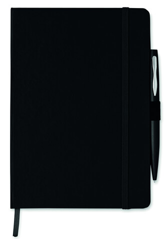DIN A5 Notizbuch - Schwarz bedrucken, Art.-Nr. MO8108-03 DIN A5 Notizbuch - Schwarz bedrucken, Art.-Nr. MO8108-03