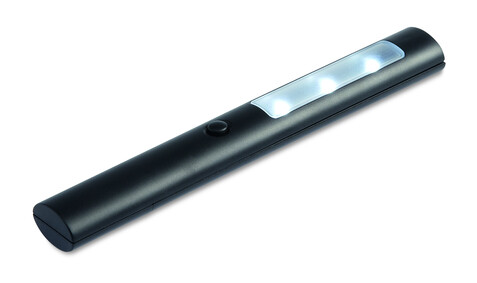 Auto-Notfall-LED-Taschenlampe - Schwarz bedrucken, Art.-Nr. MO8225-03 Auto-Notfall-LED-Taschenlampe - Schwarz bedrucken, Art.-Nr. MO8225-03