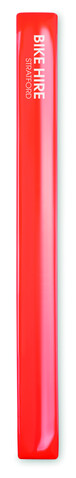 Snap-Reflektorband - Orange bedrucken, Art.-Nr. MO8282-10