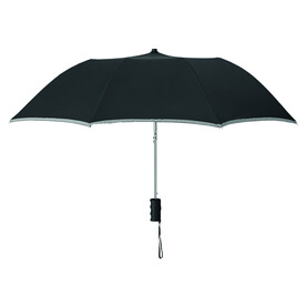 Regenschirm 53cm - Schwarz bedrucken, Art.-Nr. MO8584-03