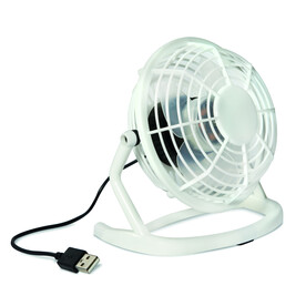 USB Ventilator - Weiß bedrucken, Art.-Nr. MO8763-06