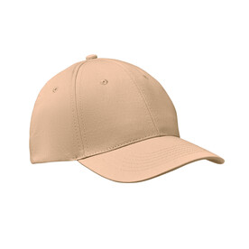 Baseball cap 6 panels 160g/m² - Elfenbein bedrucken, Art.-Nr. MO8834-53