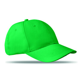 Baseball cap 6 panels 160g/m² - Grün bedrucken, Art.-Nr. MO8834-09