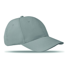 Baseball cap 6 panels 160g/m² - Grau bedrucken, Art.-Nr. MO8834-07
