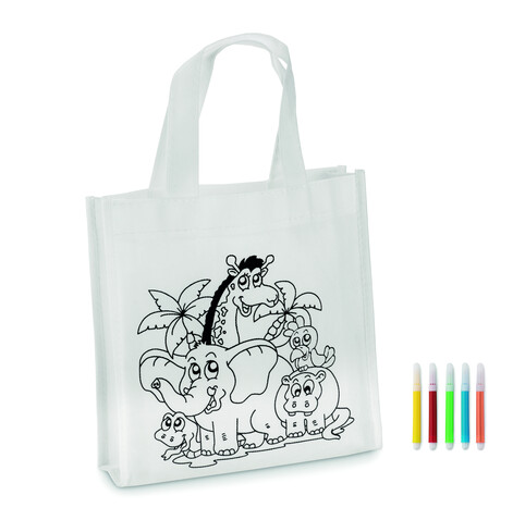 Kinder Shopping Tasche - Weiß bedrucken, Art.-Nr. MO8922-06 Kinder Shopping Tasche - Weiß bedrucken, Art.-Nr. MO8922-06