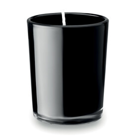 Duftkerze im Glas - Schwarz bedrucken, Art.-Nr. MO9030-03