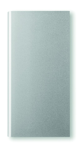Solar Powerbank 8000 mAh - Mattsilber bedrucken, Art.-Nr. MO9051-16