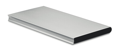 Solar Powerbank 8000 mAh - Mattsilber bedrucken, Art.-Nr. MO9051-16