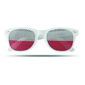 Fan Sonnenbrille - Weiß bedrucken, Art.-Nr. MO9275-06