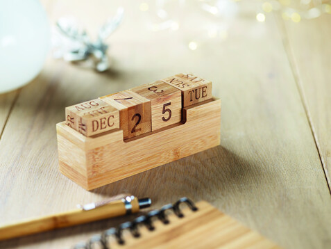 Kalender Bambus - Holz bedrucken, Art.-Nr. MO9404-40 Kalender Bambus - Holz bedrucken, Art.-Nr. MO9404-40