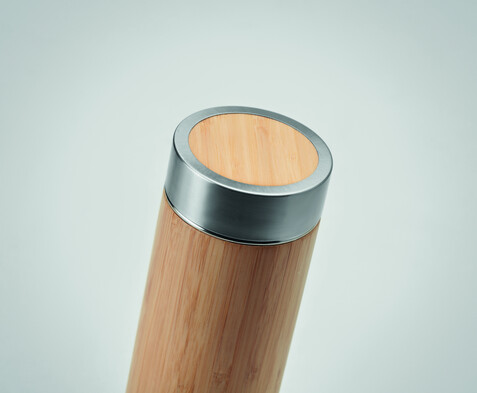 Doppelwandige Trinkflasche - Holz bedrucken, Art.-Nr. MO9421-40 Doppelwandige Trinkflasche - Holz bedrucken, Art.-Nr. MO9421-40