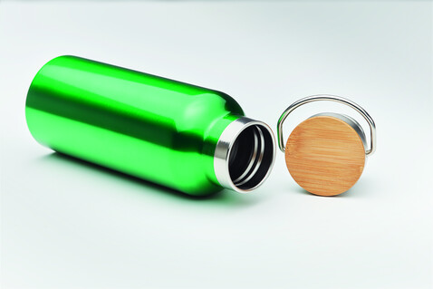 Isolierflasche 500ml - Grün bedrucken, Art.-Nr. MO9431-09