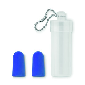 Ohrstöpsel-Set - Blau bedrucken, Art.-Nr. MO9501-04