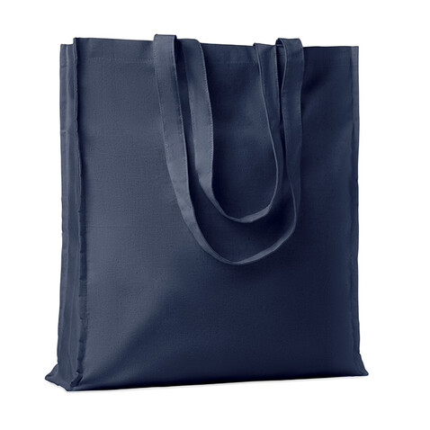 Baumwoll-Einkaufstas 140g/m² - Marineblau bedrucken, Art.-Nr. MO9596-85