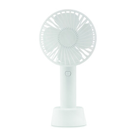 USB-Tischventilator - Weiß bedrucken, Art.-Nr. MO9599-06