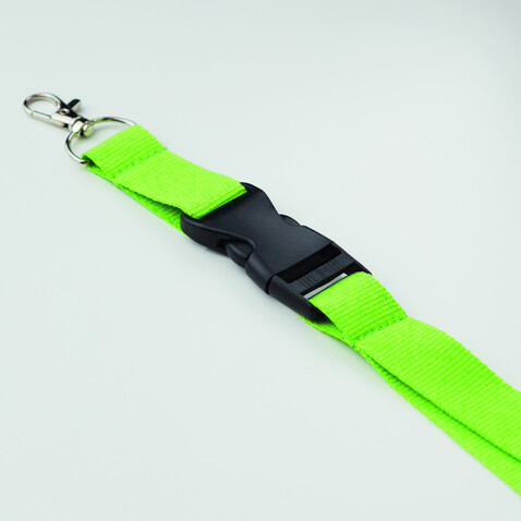 Lanyard mit Metallkarabiner - Limette bedrucken, Art.-Nr. MO9661-48 Lanyard mit Metallkarabiner - Limette bedrucken, Art.-Nr. MO9661-48