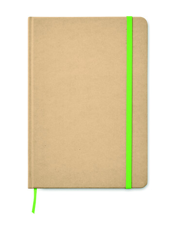 DIN A5 Notizbuch recycelt - Limette bedrucken, Art.-Nr. MO9684-48