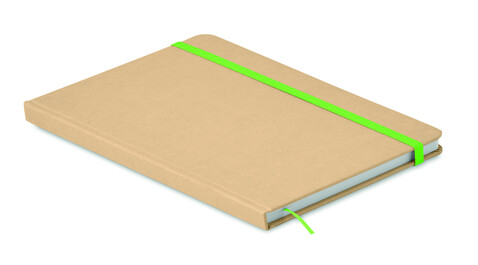 DIN A5 Notizbuch recycelt - Limette bedrucken, Art.-Nr. MO9684-48