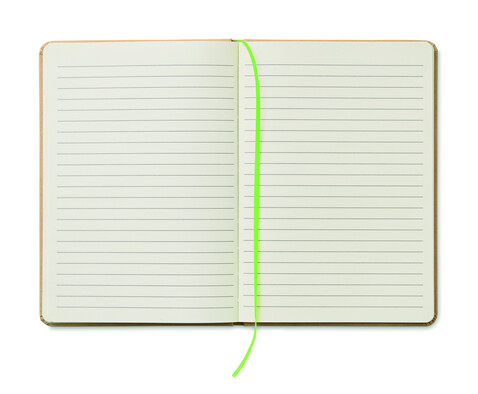 DIN A5 Notizbuch recycelt - Limette bedrucken, Art.-Nr. MO9684-48