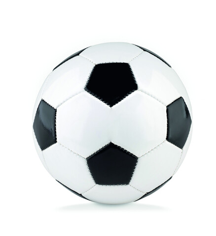 Kleiner PVC Fußball 15cm - Weiß/schwarz bedrucken, Art.-Nr. MO9788-33