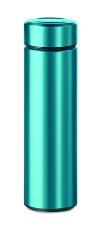 Edelstahl Trinkflasche 425 ml - Türkis bedrucken, Art.-Nr. MO9810-12 Edelstahl Trinkflasche 425 ml - Türkis bedrucken, Art.-Nr. MO9810-12