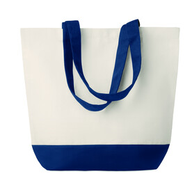 Shopping Tasche Canvas - Blau bedrucken, Art.-Nr. MO9816-04