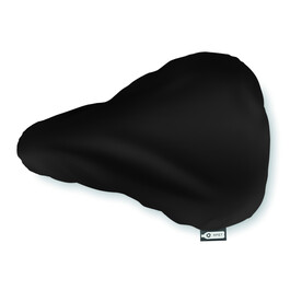 Saddle cover RPET - Schwarz bedrucken, Art.-Nr. MO9908-03