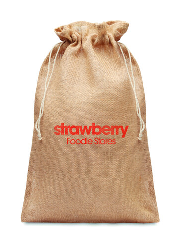 Große Jute Tasche 30x47 cm - Beige bedrucken, Art.-Nr. MO9930-13