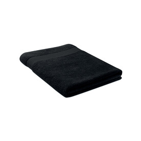 Handtuch Organic Cotton - Schwarz bedrucken, Art.-Nr. MO9933-03