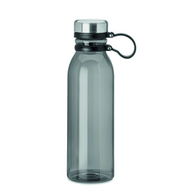 RPET Trinkflasche 780 ml - Transparent Grau bedrucken, Art.-Nr. MO9940-27