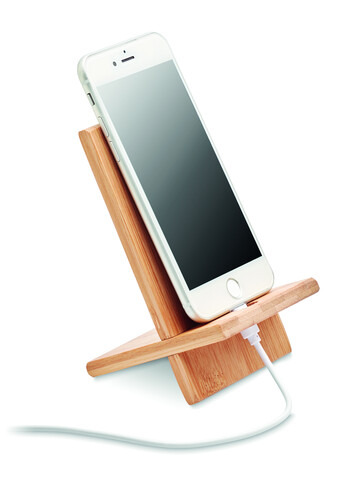 Smartphone Halter Bambus - Holz bedrucken, Art.-Nr. MO9944-40