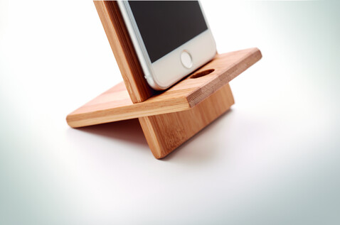 Smartphone Halter Bambus - Holz bedrucken, Art.-Nr. MO9944-40
