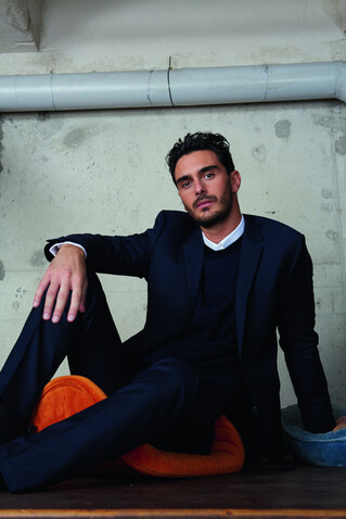 MARIUS MEN SUIT JACKET - Night bedrucken, Art.-Nr. N03164-NH-XS