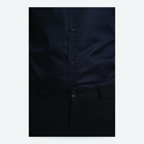 BLAISE MEN SHIRT - Deep Black bedrucken, Art.-Nr. N03182-DB-4XL