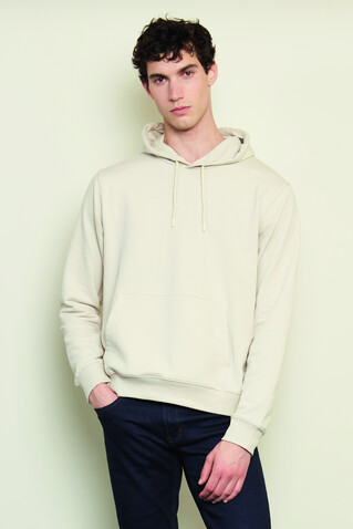 NICHOLAS MEN HOODED SWEAT - Dusty Beige bedrucken, Art.-Nr. N03196-FJ-M NICHOLAS MEN HOODED SWEAT - Dusty Beige bedrucken, Art.-Nr. N03196-FJ-M