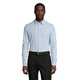 BALTHAZAR MEN SHIRT - Soft Blue bedrucken, Art.-Nr. N03198-EU-XXL