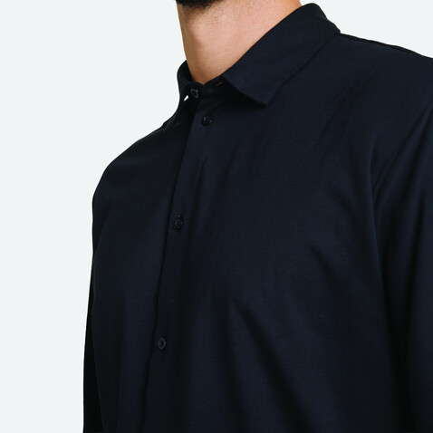 BALTHAZAR MEN SHIRT - Deep Black bedrucken, Art.-Nr. N03198-DB-XL BALTHAZAR MEN SHIRT - Deep Black bedrucken, Art.-Nr. N03198-DB-XL
